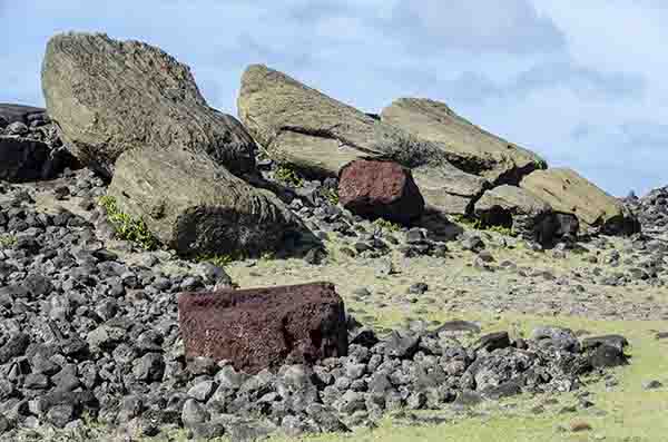 219 - Chile - isla de Rapa Nui o Pascua - Ahu Ura Uranga Te Mahina